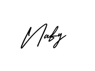 if you are searching for the best signature style for your name Nafy. so please give up your signature search. here we have designed multiple signature styles  using AmerikaSignatureDemo-Regular. Nafy signature style 3 images and pictures png