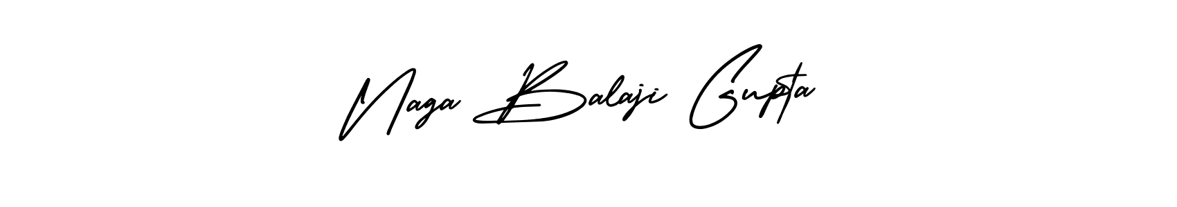 Make a beautiful signature design for name Naga Balaji Gupta. With this signature (AmerikaSignatureDemo-Regular) style, you can create a handwritten signature for free. Naga Balaji Gupta signature style 3 images and pictures png