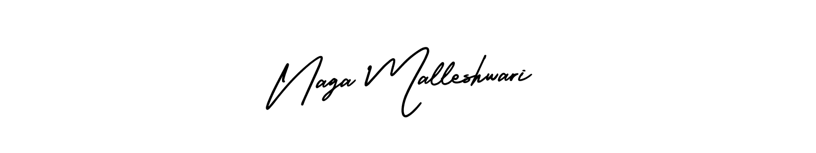 Create a beautiful signature design for name Naga Malleshwari. With this signature (AmerikaSignatureDemo-Regular) fonts, you can make a handwritten signature for free. Naga Malleshwari signature style 3 images and pictures png