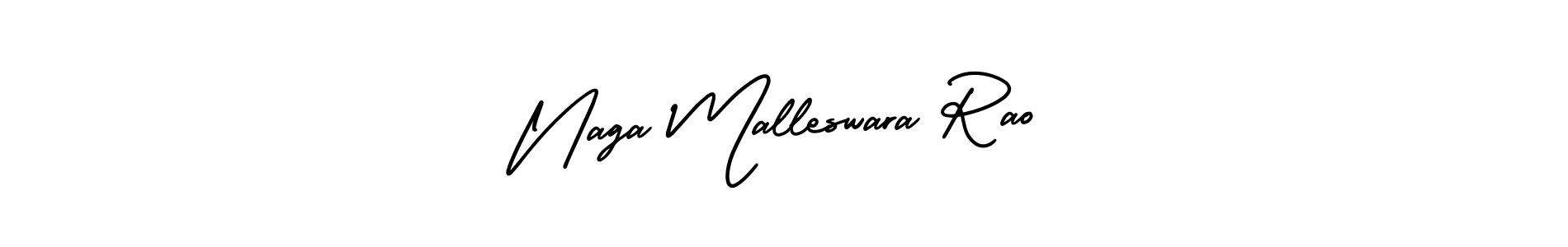 if you are searching for the best signature style for your name Naga Malleswara Rao. so please give up your signature search. here we have designed multiple signature styles  using AmerikaSignatureDemo-Regular. Naga Malleswara Rao signature style 3 images and pictures png