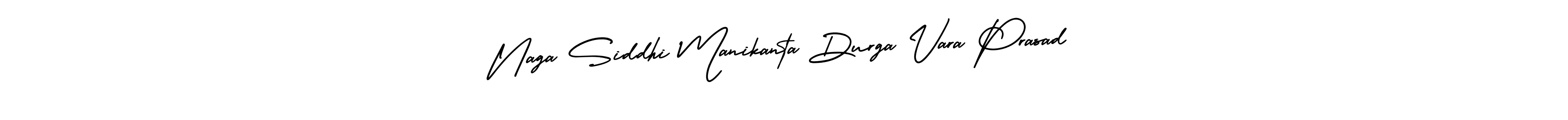 Use a signature maker to create a handwritten signature online. With this signature software, you can design (AmerikaSignatureDemo-Regular) your own signature for name Naga Siddhi Manikanta Durga Vara Prasad. Naga Siddhi Manikanta Durga Vara Prasad signature style 3 images and pictures png