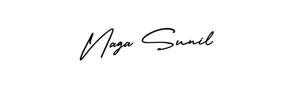 Make a short Naga Sunil signature style. Manage your documents anywhere anytime using AmerikaSignatureDemo-Regular. Create and add eSignatures, submit forms, share and send files easily. Naga Sunil signature style 3 images and pictures png