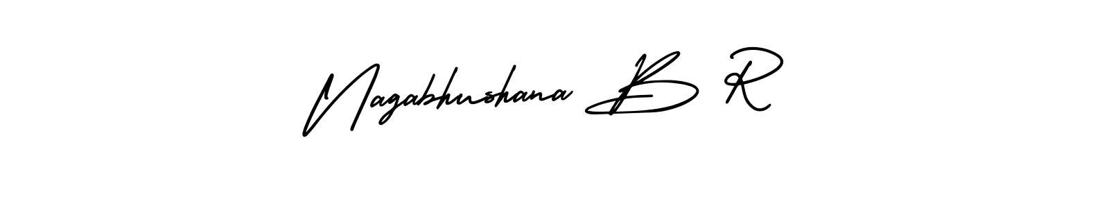 Make a short Nagabhushana B R signature style. Manage your documents anywhere anytime using AmerikaSignatureDemo-Regular. Create and add eSignatures, submit forms, share and send files easily. Nagabhushana B R signature style 3 images and pictures png