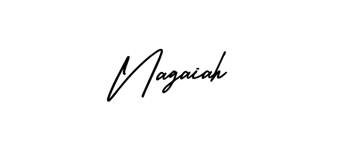 Use a signature maker to create a handwritten signature online. With this signature software, you can design (AmerikaSignatureDemo-Regular) your own signature for name Nagaiah. Nagaiah signature style 3 images and pictures png