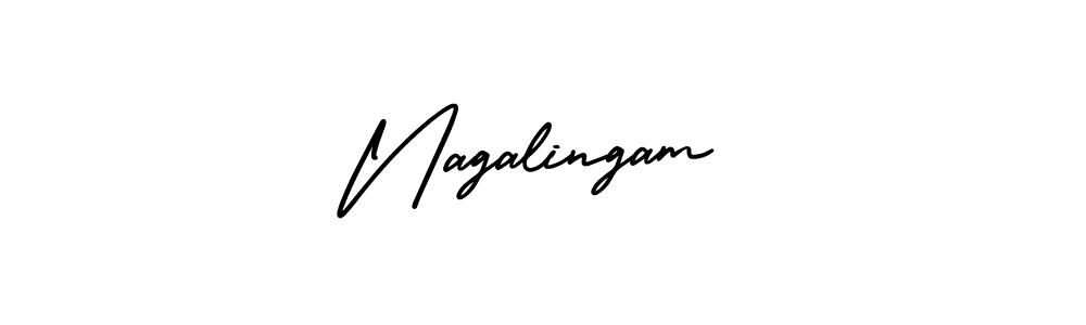 How to make Nagalingam signature? AmerikaSignatureDemo-Regular is a professional autograph style. Create handwritten signature for Nagalingam name. Nagalingam signature style 3 images and pictures png