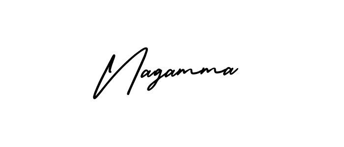 Use a signature maker to create a handwritten signature online. With this signature software, you can design (AmerikaSignatureDemo-Regular) your own signature for name Nagamma. Nagamma signature style 3 images and pictures png