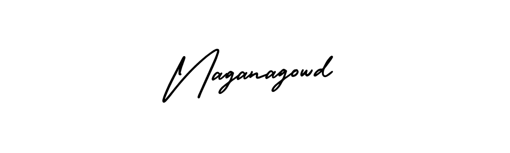 Design your own signature with our free online signature maker. With this signature software, you can create a handwritten (AmerikaSignatureDemo-Regular) signature for name Naganagowd. Naganagowd signature style 3 images and pictures png