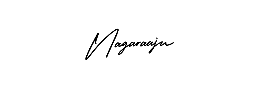 How to make Nagaraaju signature? AmerikaSignatureDemo-Regular is a professional autograph style. Create handwritten signature for Nagaraaju name. Nagaraaju signature style 3 images and pictures png