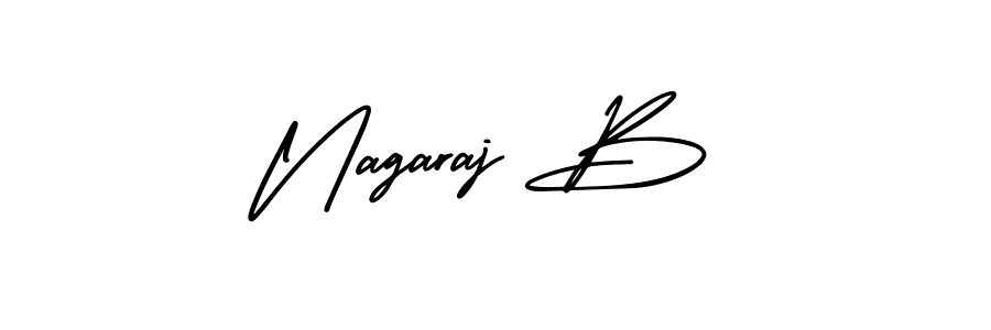 Also You can easily find your signature by using the search form. We will create Nagaraj B name handwritten signature images for you free of cost using AmerikaSignatureDemo-Regular sign style. Nagaraj B signature style 3 images and pictures png