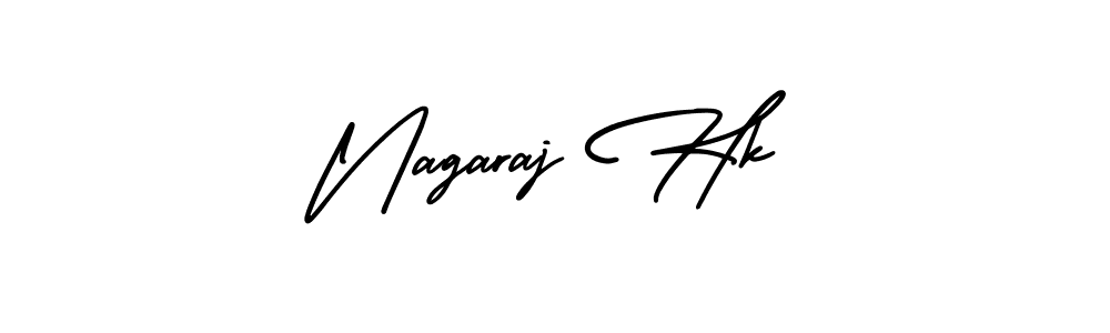 How to make Nagaraj Hk signature? AmerikaSignatureDemo-Regular is a professional autograph style. Create handwritten signature for Nagaraj Hk name. Nagaraj Hk signature style 3 images and pictures png