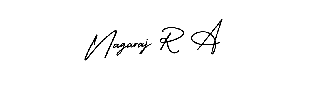 How to Draw Nagaraj R A signature style? AmerikaSignatureDemo-Regular is a latest design signature styles for name Nagaraj R A. Nagaraj R A signature style 3 images and pictures png