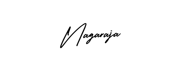 How to make Nagaraja signature? AmerikaSignatureDemo-Regular is a professional autograph style. Create handwritten signature for Nagaraja name. Nagaraja signature style 3 images and pictures png