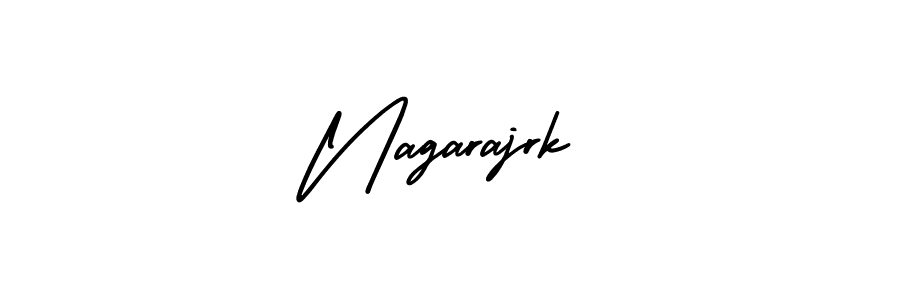 Make a beautiful signature design for name Nagarajrk. With this signature (AmerikaSignatureDemo-Regular) style, you can create a handwritten signature for free. Nagarajrk signature style 3 images and pictures png