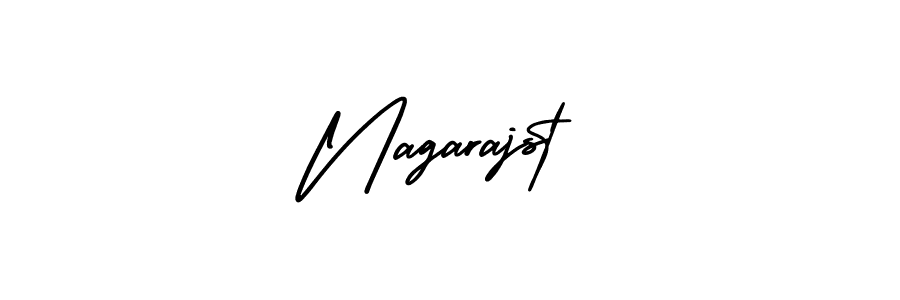 It looks lik you need a new signature style for name Nagarajst. Design unique handwritten (AmerikaSignatureDemo-Regular) signature with our free signature maker in just a few clicks. Nagarajst signature style 3 images and pictures png
