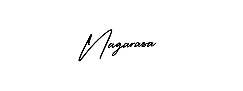 Make a beautiful signature design for name Nagarasa. With this signature (AmerikaSignatureDemo-Regular) style, you can create a handwritten signature for free. Nagarasa signature style 3 images and pictures png