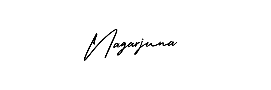 How to make Nagarjuna signature? AmerikaSignatureDemo-Regular is a professional autograph style. Create handwritten signature for Nagarjuna name. Nagarjuna signature style 3 images and pictures png