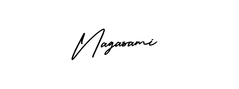 How to Draw Nagasami signature style? AmerikaSignatureDemo-Regular is a latest design signature styles for name Nagasami. Nagasami signature style 3 images and pictures png