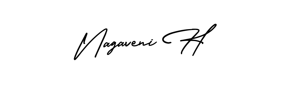 Also we have Nagaveni H name is the best signature style. Create professional handwritten signature collection using AmerikaSignatureDemo-Regular autograph style. Nagaveni H signature style 3 images and pictures png