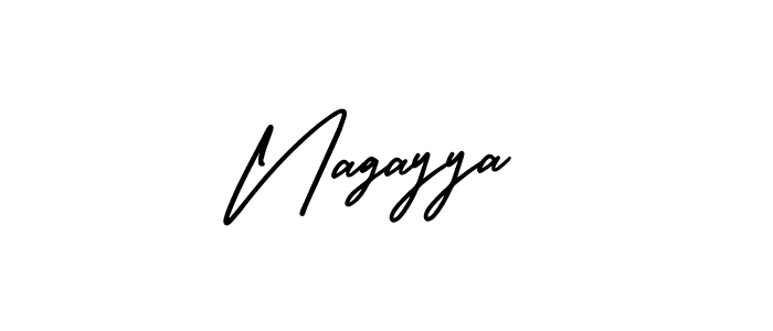 Create a beautiful signature design for name Nagayya. With this signature (AmerikaSignatureDemo-Regular) fonts, you can make a handwritten signature for free. Nagayya signature style 3 images and pictures png