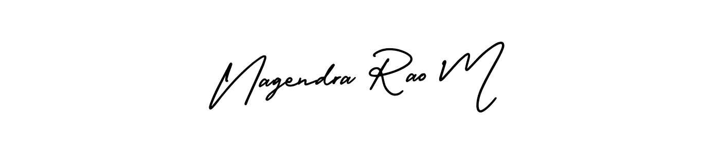How to Draw Nagendra Rao M signature style? AmerikaSignatureDemo-Regular is a latest design signature styles for name Nagendra Rao M. Nagendra Rao M signature style 3 images and pictures png