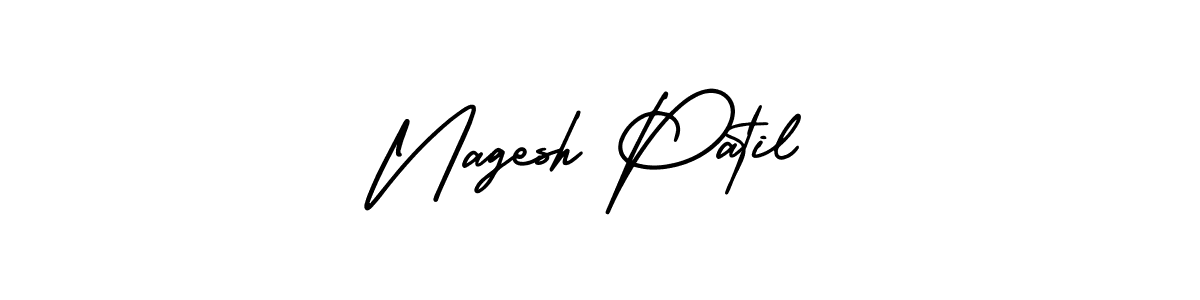 Design your own signature with our free online signature maker. With this signature software, you can create a handwritten (AmerikaSignatureDemo-Regular) signature for name Nagesh Patil. Nagesh Patil signature style 3 images and pictures png