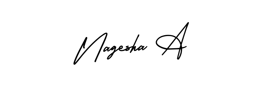 Here are the top 10 professional signature styles for the name Nagesha A. These are the best autograph styles you can use for your name. Nagesha A signature style 3 images and pictures png