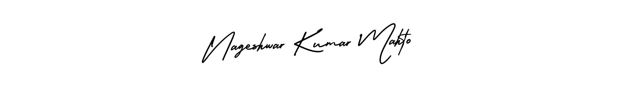 Make a short Nageshwar Kumar Mahto signature style. Manage your documents anywhere anytime using AmerikaSignatureDemo-Regular. Create and add eSignatures, submit forms, share and send files easily. Nageshwar Kumar Mahto signature style 3 images and pictures png