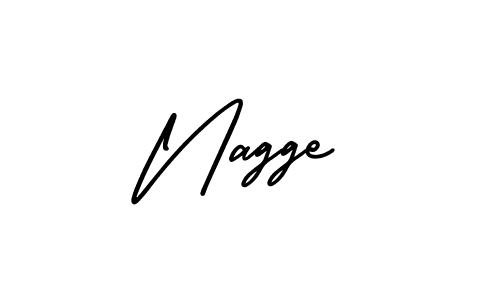 AmerikaSignatureDemo-Regular is a professional signature style that is perfect for those who want to add a touch of class to their signature. It is also a great choice for those who want to make their signature more unique. Get Nagge name to fancy signature for free. Nagge signature style 3 images and pictures png