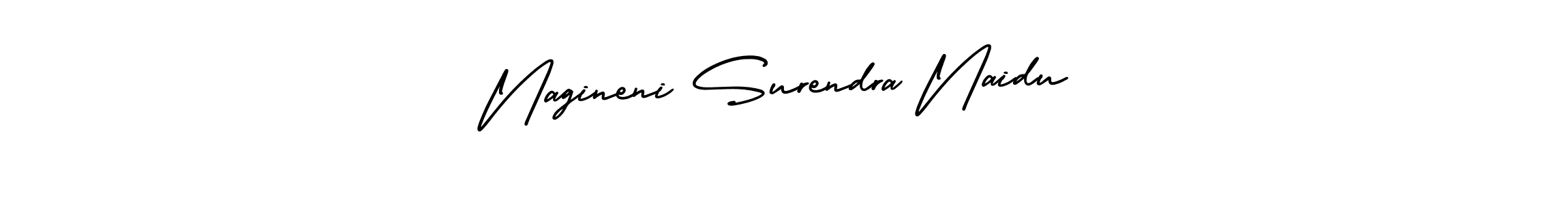 Design your own signature with our free online signature maker. With this signature software, you can create a handwritten (AmerikaSignatureDemo-Regular) signature for name Nagineni Surendra Naidu. Nagineni Surendra Naidu signature style 3 images and pictures png