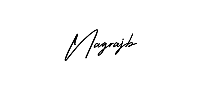 How to Draw Nagrajb signature style? AmerikaSignatureDemo-Regular is a latest design signature styles for name Nagrajb. Nagrajb signature style 3 images and pictures png