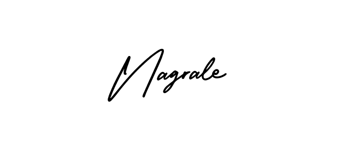 AmerikaSignatureDemo-Regular is a professional signature style that is perfect for those who want to add a touch of class to their signature. It is also a great choice for those who want to make their signature more unique. Get Nagrale name to fancy signature for free. Nagrale signature style 3 images and pictures png