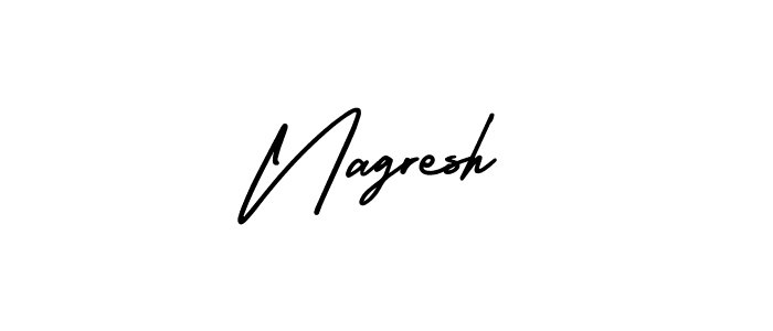 Make a beautiful signature design for name Nagresh. Use this online signature maker to create a handwritten signature for free. Nagresh signature style 3 images and pictures png