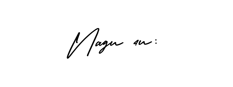 Create a beautiful signature design for name Nagu 4u:. With this signature (AmerikaSignatureDemo-Regular) fonts, you can make a handwritten signature for free. Nagu 4u: signature style 3 images and pictures png