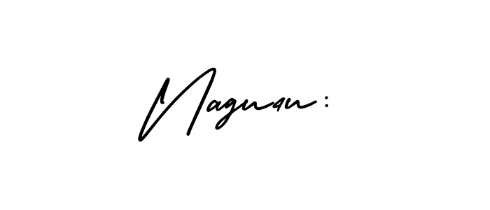 How to Draw Nagu4u: signature style? AmerikaSignatureDemo-Regular is a latest design signature styles for name Nagu4u:. Nagu4u: signature style 3 images and pictures png