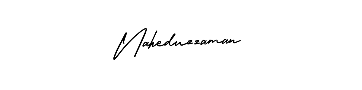 Naheduzzaman stylish signature style. Best Handwritten Sign (AmerikaSignatureDemo-Regular) for my name. Handwritten Signature Collection Ideas for my name Naheduzzaman. Naheduzzaman signature style 3 images and pictures png