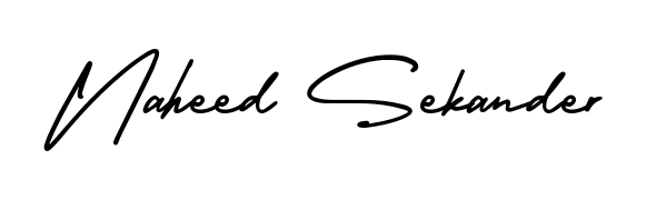 Discover the perfect balance of readability and style for Naheed Sekander with AmerikaSignatureDemo-Regular font. Create your dream signature today. Naheed Sekander signature style 3 images and pictures png