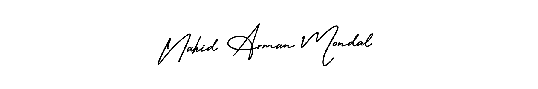 Here are the top 10 professional signature styles for the name Nahid Arman Mondal. These are the best autograph styles you can use for your name. Nahid Arman Mondal signature style 3 images and pictures png