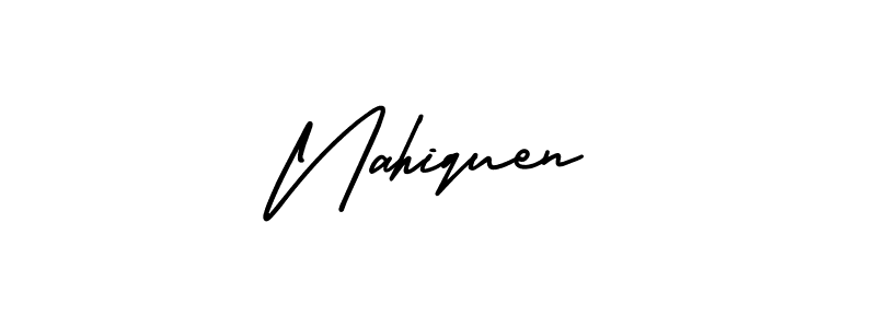 Once you've used our free online signature maker to create your best signature AmerikaSignatureDemo-Regular style, it's time to enjoy all of the benefits that Nahiquen name signing documents. Nahiquen signature style 3 images and pictures png
