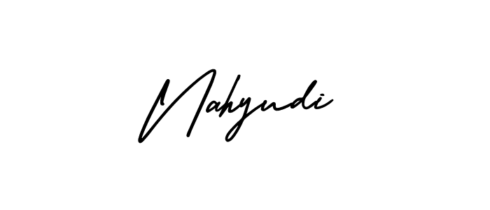 Once you've used our free online signature maker to create your best signature AmerikaSignatureDemo-Regular style, it's time to enjoy all of the benefits that Nahyudi name signing documents. Nahyudi signature style 3 images and pictures png
