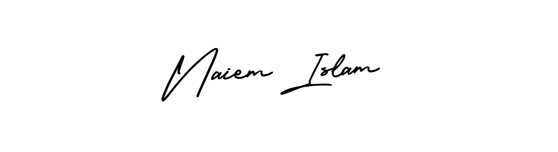 Make a short Naiem Islam signature style. Manage your documents anywhere anytime using AmerikaSignatureDemo-Regular. Create and add eSignatures, submit forms, share and send files easily. Naiem Islam signature style 3 images and pictures png