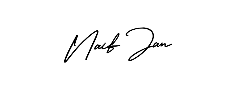 Best and Professional Signature Style for Naif Jan. AmerikaSignatureDemo-Regular Best Signature Style Collection. Naif Jan signature style 3 images and pictures png