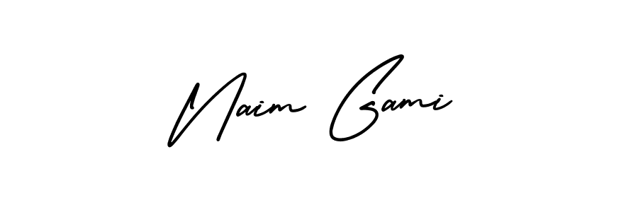 Once you've used our free online signature maker to create your best signature AmerikaSignatureDemo-Regular style, it's time to enjoy all of the benefits that Naim Gami name signing documents. Naim Gami signature style 3 images and pictures png