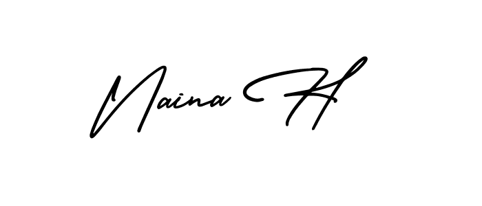 Once you've used our free online signature maker to create your best signature AmerikaSignatureDemo-Regular style, it's time to enjoy all of the benefits that Naina H name signing documents. Naina H signature style 3 images and pictures png
