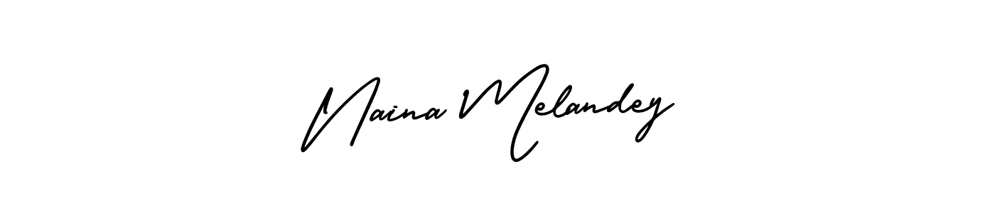 How to Draw Naina Melandey signature style? AmerikaSignatureDemo-Regular is a latest design signature styles for name Naina Melandey. Naina Melandey signature style 3 images and pictures png