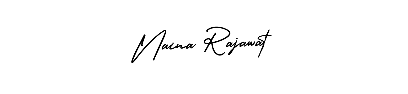 It looks lik you need a new signature style for name Naina Rajawat. Design unique handwritten (AmerikaSignatureDemo-Regular) signature with our free signature maker in just a few clicks. Naina Rajawat signature style 3 images and pictures png