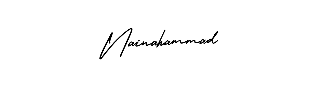 Make a short Nainahammad signature style. Manage your documents anywhere anytime using AmerikaSignatureDemo-Regular. Create and add eSignatures, submit forms, share and send files easily. Nainahammad signature style 3 images and pictures png