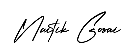 The AmerikaSignatureDemo-Regular font gives name Naitik Gosai a signature that looks effortless yet distinguished. Download high-res PNG instantly. Naitik Gosai signature style 3 images and pictures png