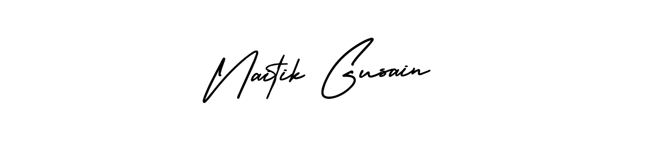 See photos of Naitik Gusain official signature by Spectra . Check more albums & portfolios. Read reviews & check more about AmerikaSignatureDemo-Regular font. Naitik Gusain signature style 3 images and pictures png