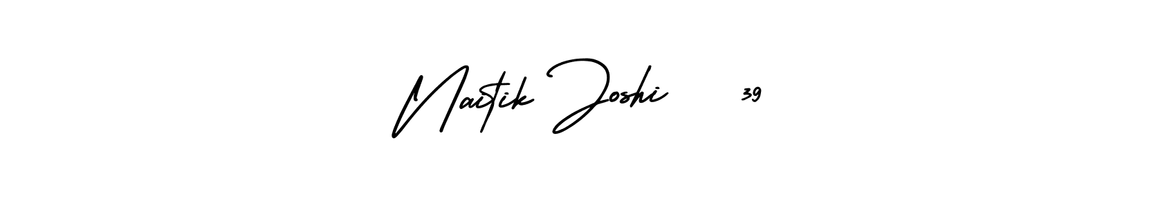 How to make Naitik Joshi   39 signature? AmerikaSignatureDemo-Regular is a professional autograph style. Create handwritten signature for Naitik Joshi   39 name. Naitik Joshi   39 signature style 3 images and pictures png