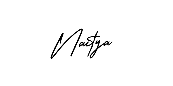 You can use this online signature creator to create a handwritten signature for the name Naitya. This is the best online autograph maker. Naitya signature style 3 images and pictures png